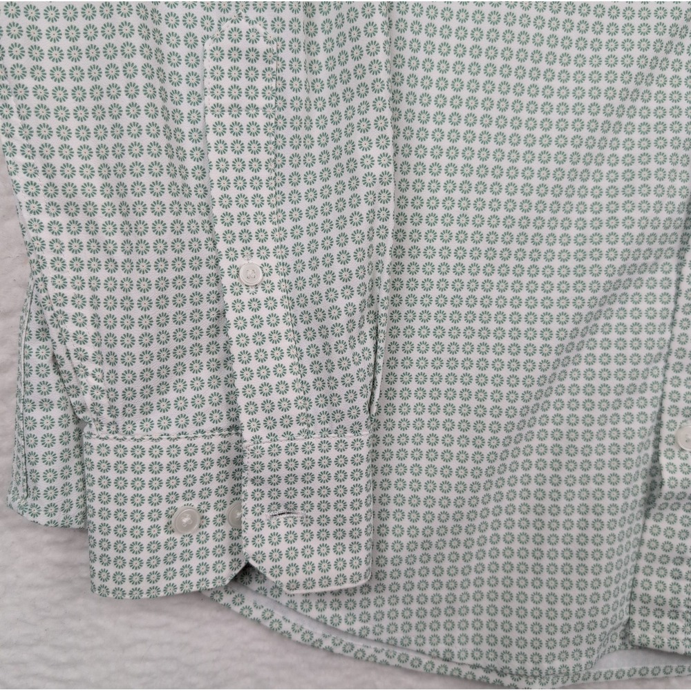 Mizzen‎ Main Leeward Monaco Long Sleeve Button Down Shirt Men's Size M Classic - Picture 2 of 8